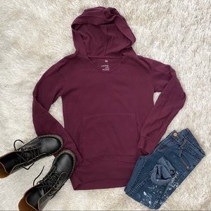 SO Maroon Lounge Life Hoodie Pullover Sweatshirt
